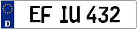 Truck License Plate